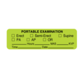 Nevs Portable Exam Labels - Examination Erect Semi-Erect Supine X-3001